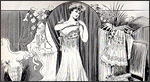 Esempio di corredo; illustrazione tratta dalla rivista "Femina" del 15 Marzo 1909, di proprietà della Collezione Museale Arnaldo Caprai