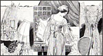 Esempio di corredo; illustrazione tratta dalla rivista "Femina" del 15 Febbraio 1907, di proprietà della Collezione Museale Arnaldo Caprai